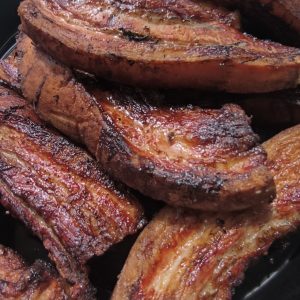 Почеревина запечена на дровах
