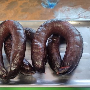 Кров'янка з гречкою, запечена на дровах